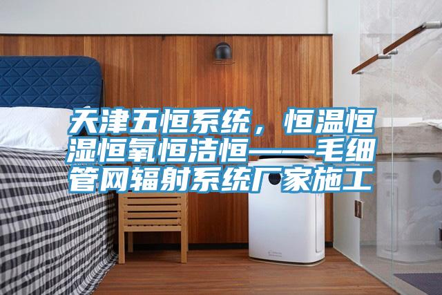 天津五恒系統(tǒng)，恒溫恒濕恒氧恒潔恒——毛細(xì)管網(wǎng)輻射系統(tǒng)廠家施工
