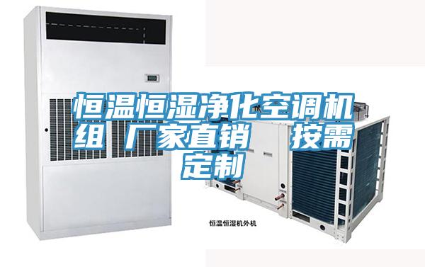 恒溫恒濕凈化空調(diào)機組 廠家直銷  按需定制