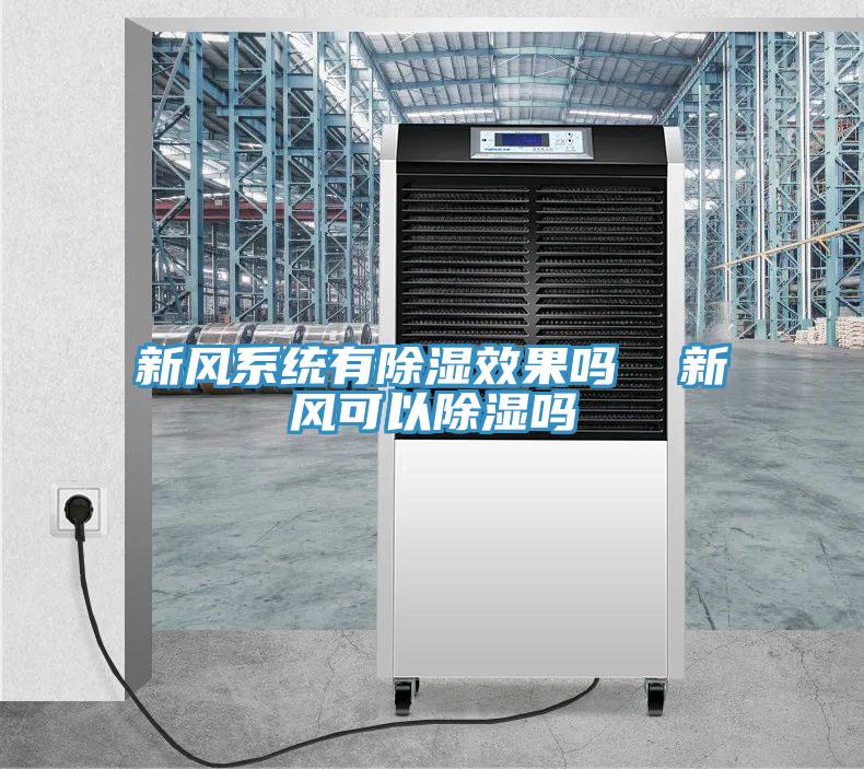 新風系統有除濕效果嗎  新風可以除濕嗎