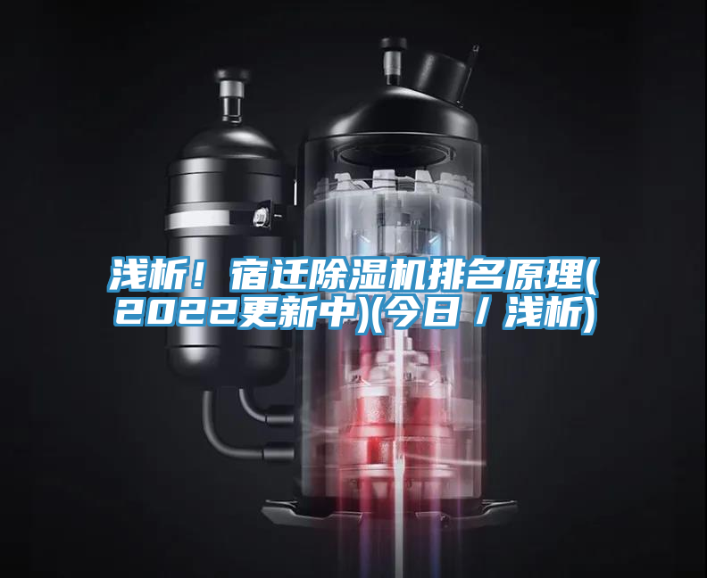 淺析！宿遷除濕機排名原理(2022更新中)(今日／淺析)