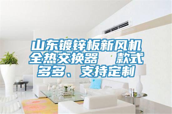 山東鍍鋅板新風機全熱交換器  款式多多、支持定制