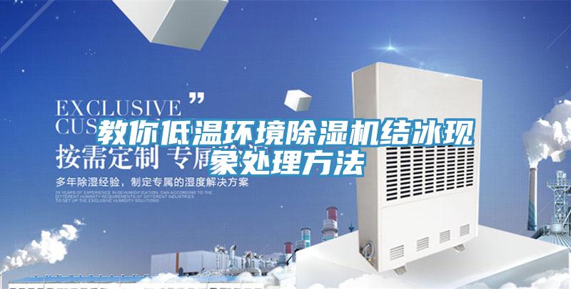 教你低溫環境除濕機結冰現象處理方法