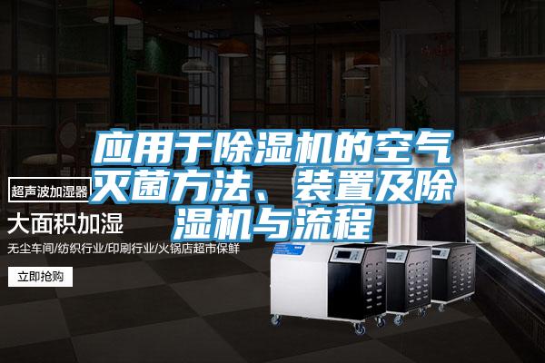 應(yīng)用于除濕機(jī)的空氣滅菌方法、裝置及除濕機(jī)與流程