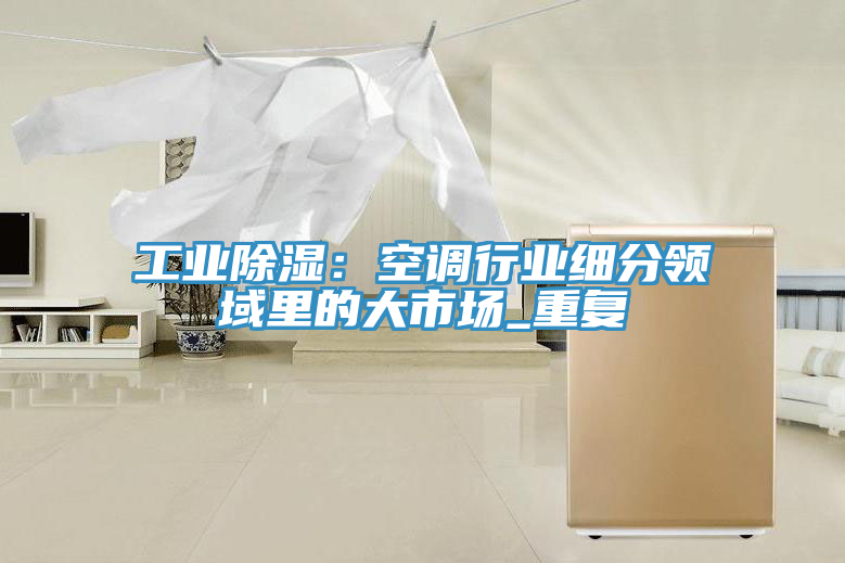 工業(yè)除濕:空調(diào)行業(yè)細(xì)分領(lǐng)域里的大市場(chǎng)_重復(fù)