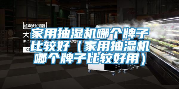 家用抽濕機哪個牌子比較好(家用抽濕機哪個牌子比較好用)