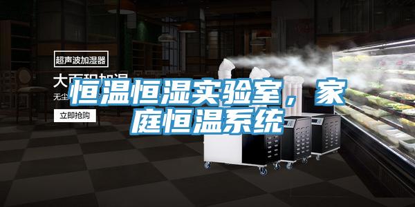 恒溫恒濕實驗室，家庭恒溫系統