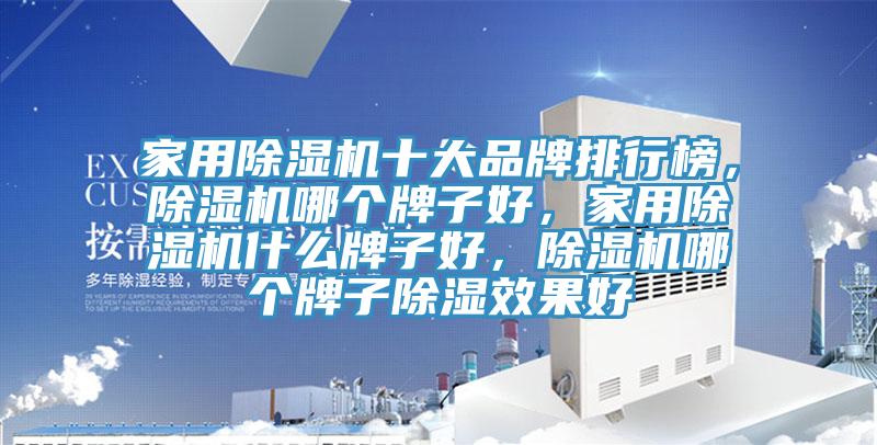 家用除濕機十大品牌排行榜，除濕機哪個牌子好，家用除濕機什么牌子好，除濕機哪個牌子除濕效果好