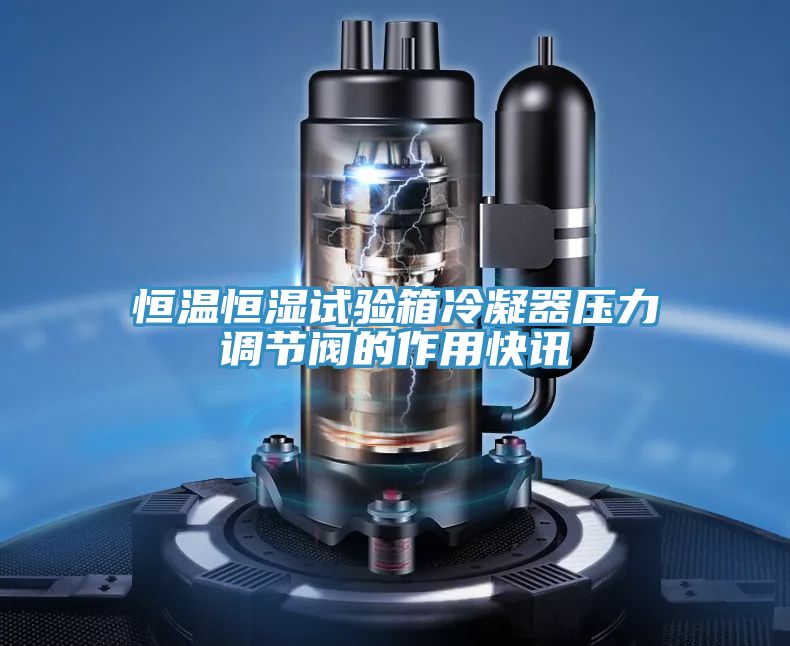 恒溫恒濕試驗箱冷凝器壓力調節閥的作用快訊