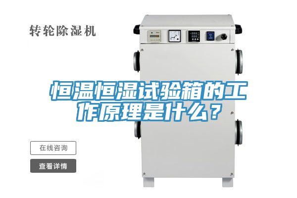 恒溫恒濕試驗箱的工作原理是什么？