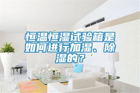 恒溫恒濕試驗(yàn)箱是如何進(jìn)行加濕、除濕的？