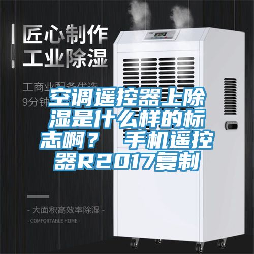 空調遙控器上除濕是什么樣的標志??？ 手機遙控器R2017復制