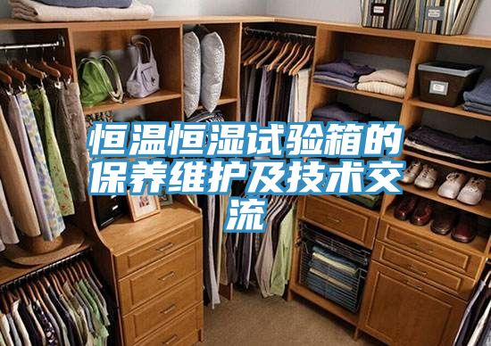 恒溫恒濕試驗箱的保養維護及技術交流
