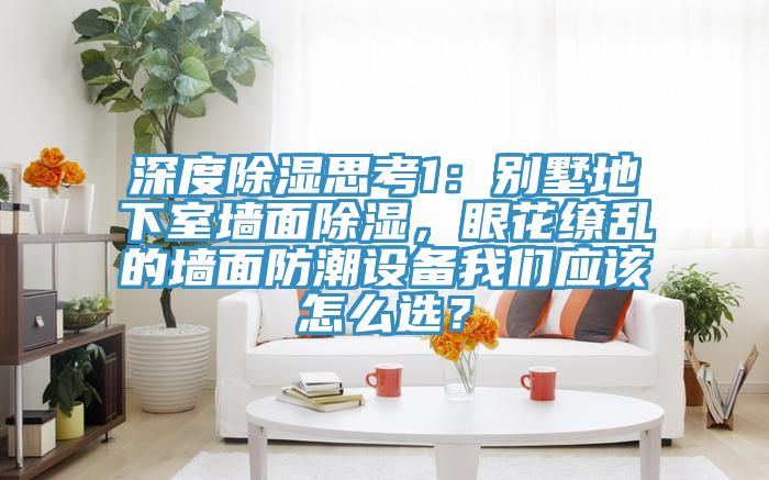 深度除濕思考1：別墅地下室墻面除濕，眼花繚亂的墻面防潮設備我們應該怎么選？