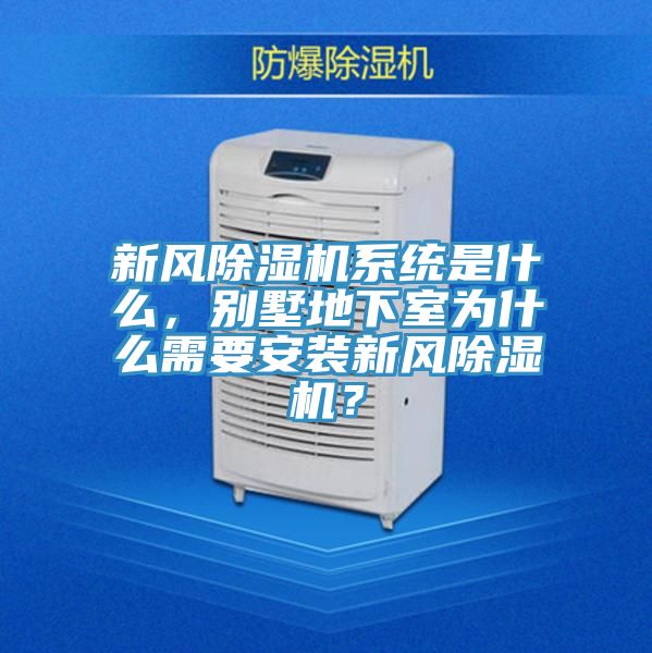 新風(fēng)除濕機(jī)系統(tǒng)是什么,別墅地下室為什么需要安裝新風(fēng)除濕機(jī)?