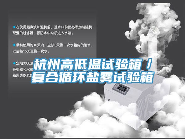 杭州高低溫試驗箱／復合循環鹽霧試驗箱