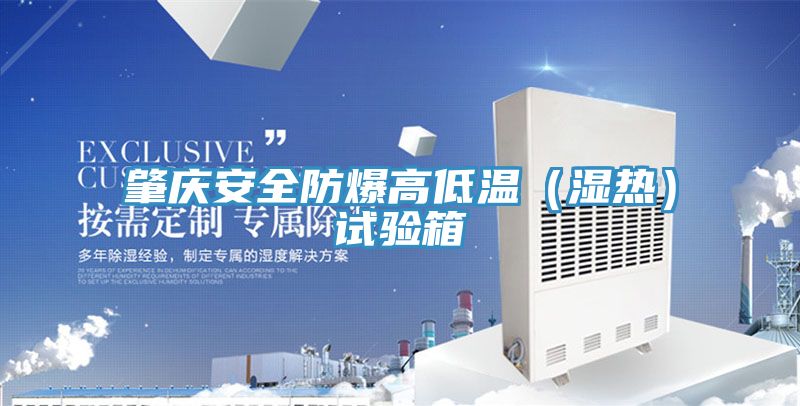 肇慶安全防爆高低溫(濕熱)試驗箱
