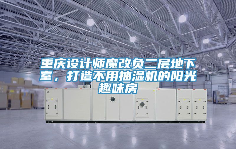 重慶設(shè)計師魔改負二層地下室，打造不用抽濕機的陽光趣味房
