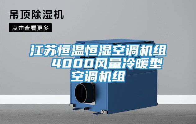 江蘇恒溫恒濕空調機組 4000風量冷暖型空調機組