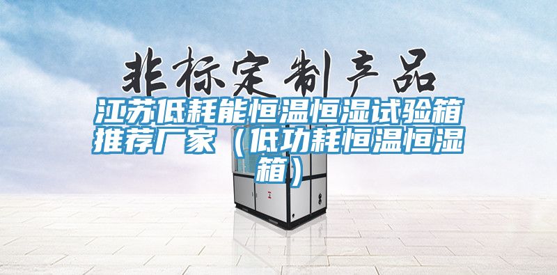 江蘇低耗能恒溫恒濕試驗(yàn)箱推薦廠家(低功耗恒溫恒濕箱)
