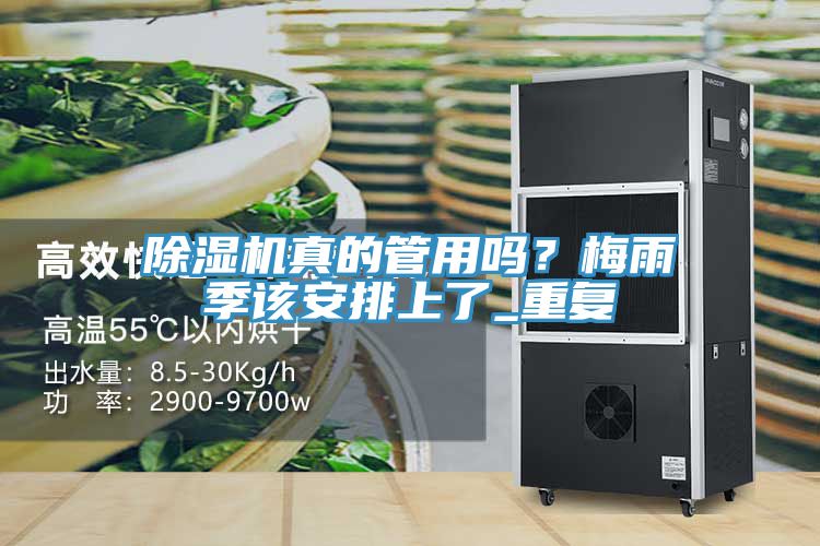 除濕機真的管用嗎?梅雨季該安排上了_重復