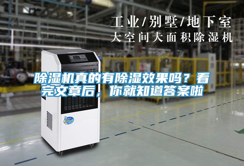 除濕機真的有除濕效果嗎?看完文章后,你就知道答案啦