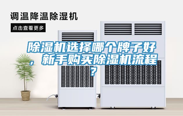 除濕機選擇哪個牌子好，新手購買除濕機流程？