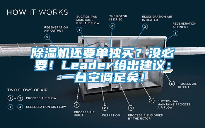 除濕機還要單獨買?沒必要!Leader給出建議:一臺空調足矣!