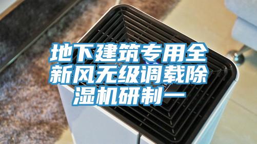 地下建筑專(zhuān)用全新風(fēng)無(wú)級(jí)調(diào)載除濕機(jī)研制一